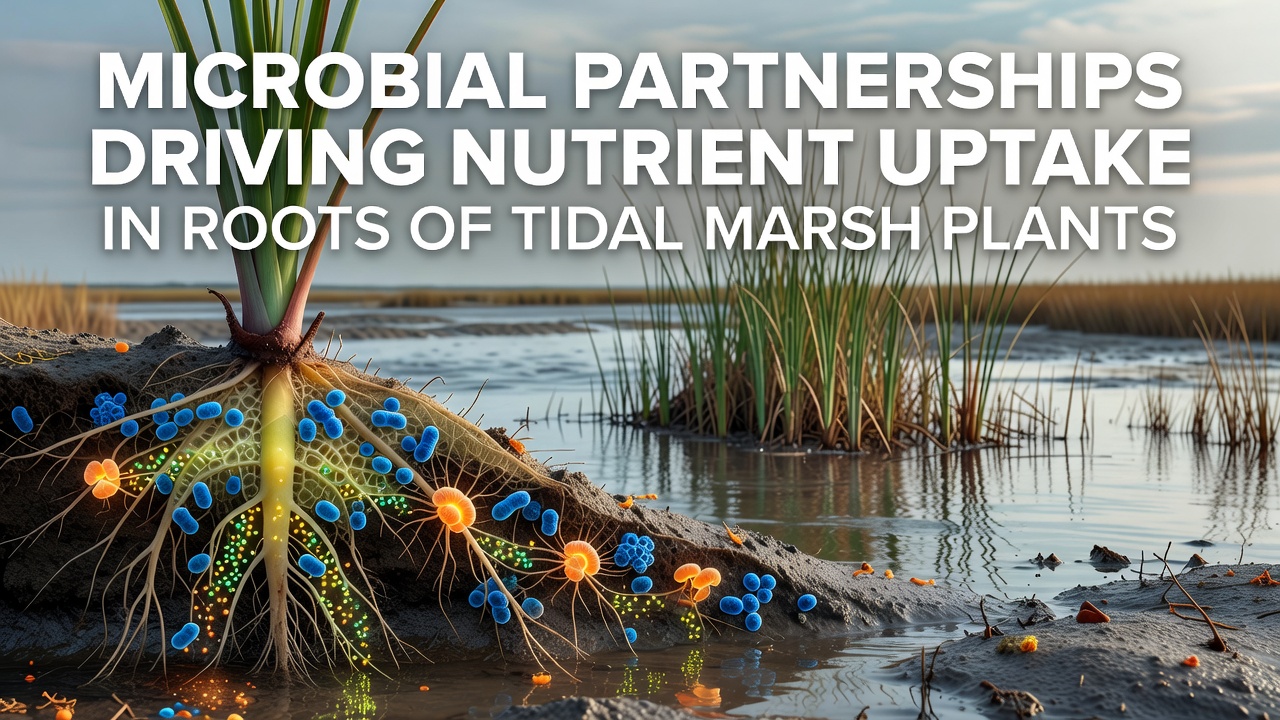 Microbial Partnerships Driving Nutrient Uptake in Roots of Tidal Marsh Plants